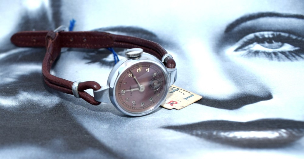 1930's original art deco ladies watch by certina old new stock never worn